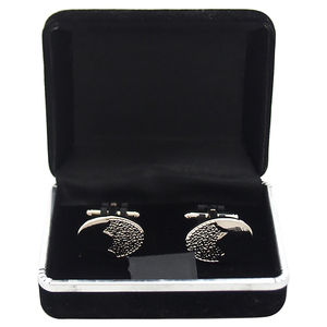 B76 Cufflinks by Polanni for Men - W 2 x L 1.5 CM Cufflinks